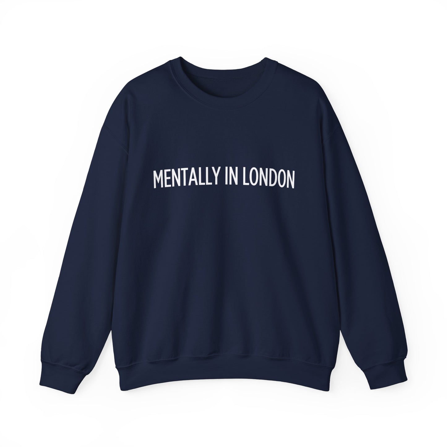 "Mentally in London" Embroidered Sweatshirt – Cozy Style