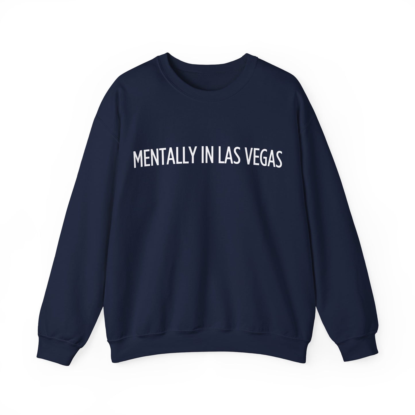 "Mentally in Las Vegas" Embroidered Sweatshirt – Cozy Style