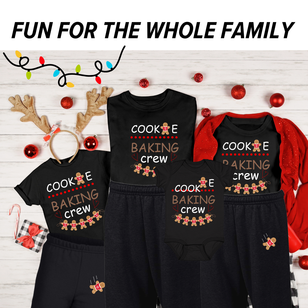 Christmas Pajamas for Family Matching PJ's Sets with Cute Pattern Tee and Pants