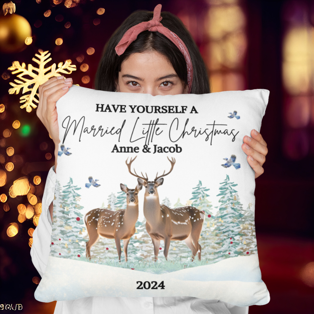 Have Yourself A Married Little Christmas Collection | Christmas Ornament | Christmas Canvas | Christmas Mugs | Christmas Pillow