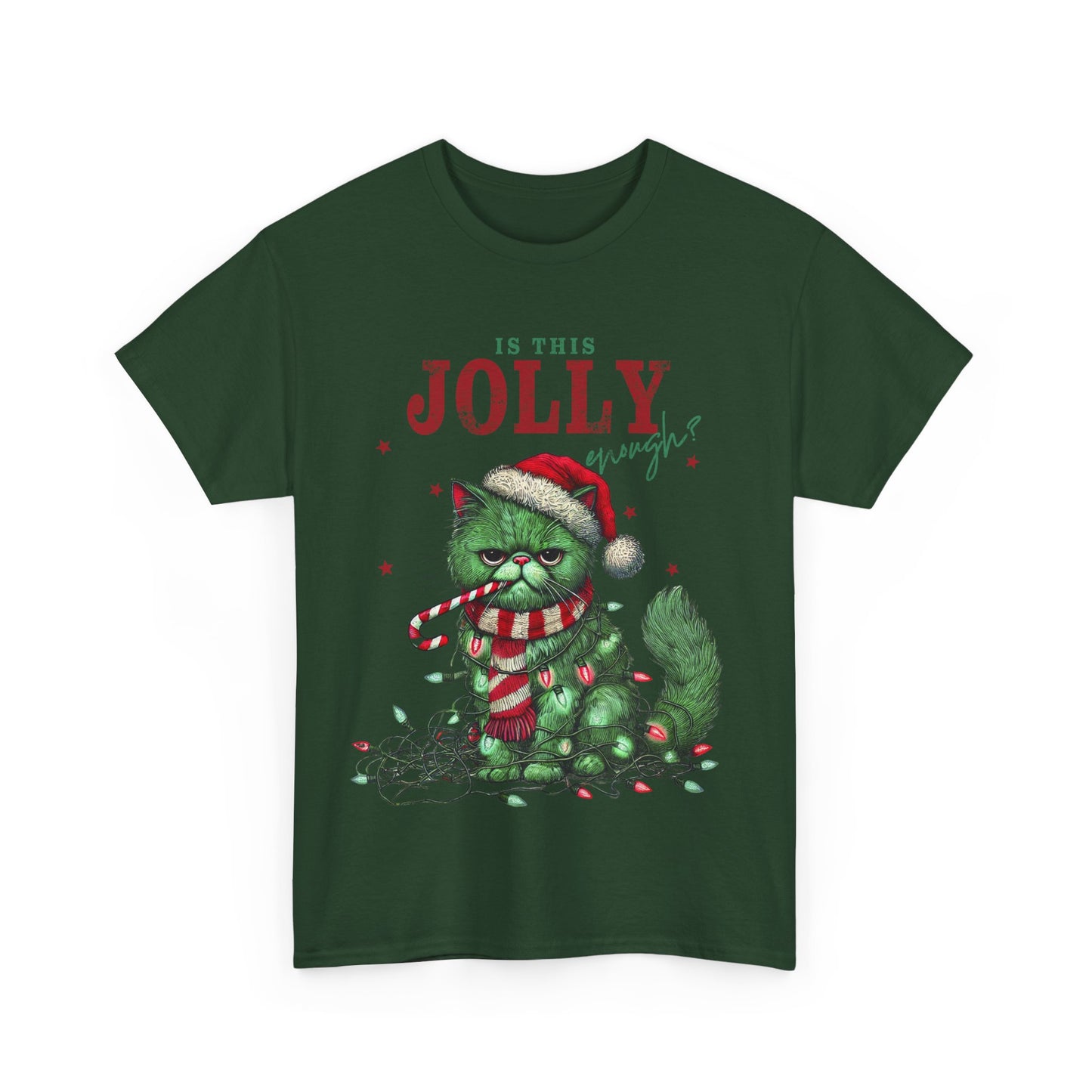 Vintage Cat Christmas Cat T-Shirt