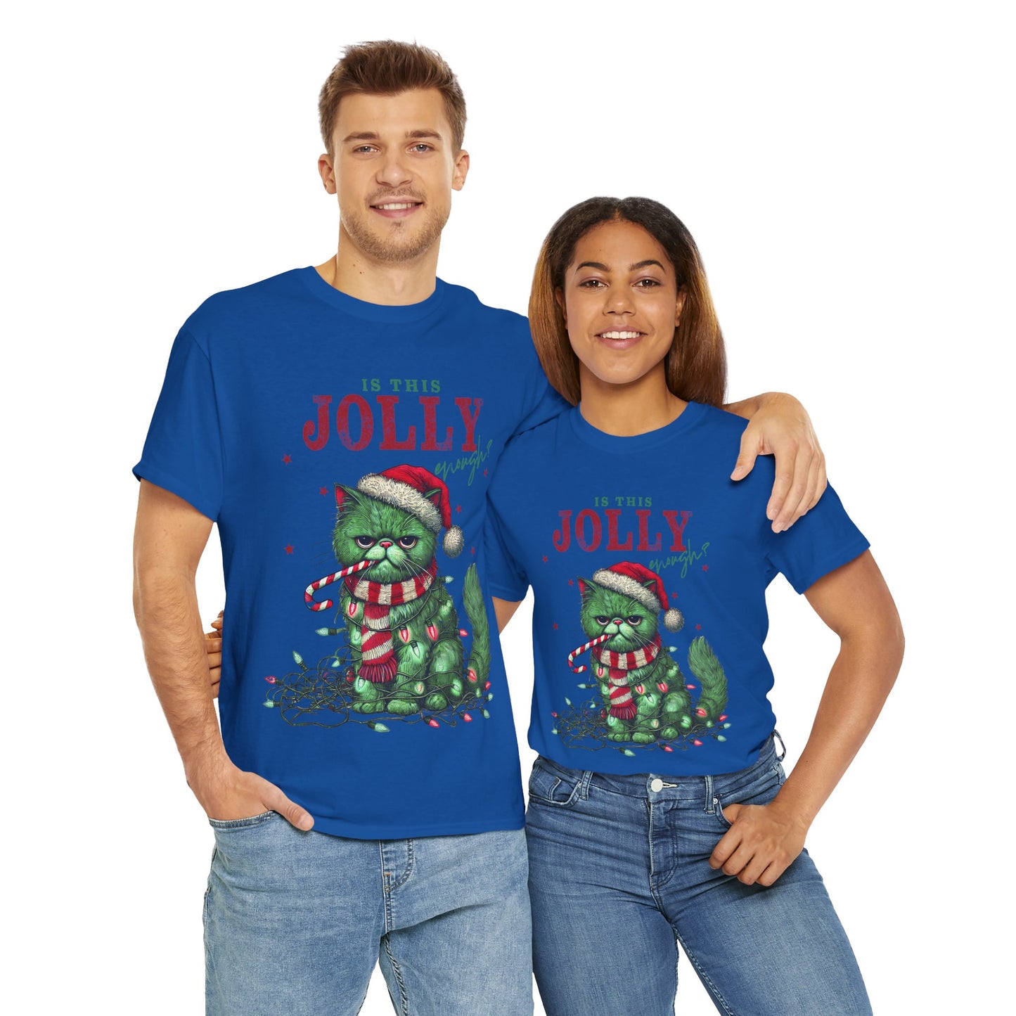 Vintage Cat Christmas Cat T-Shirt