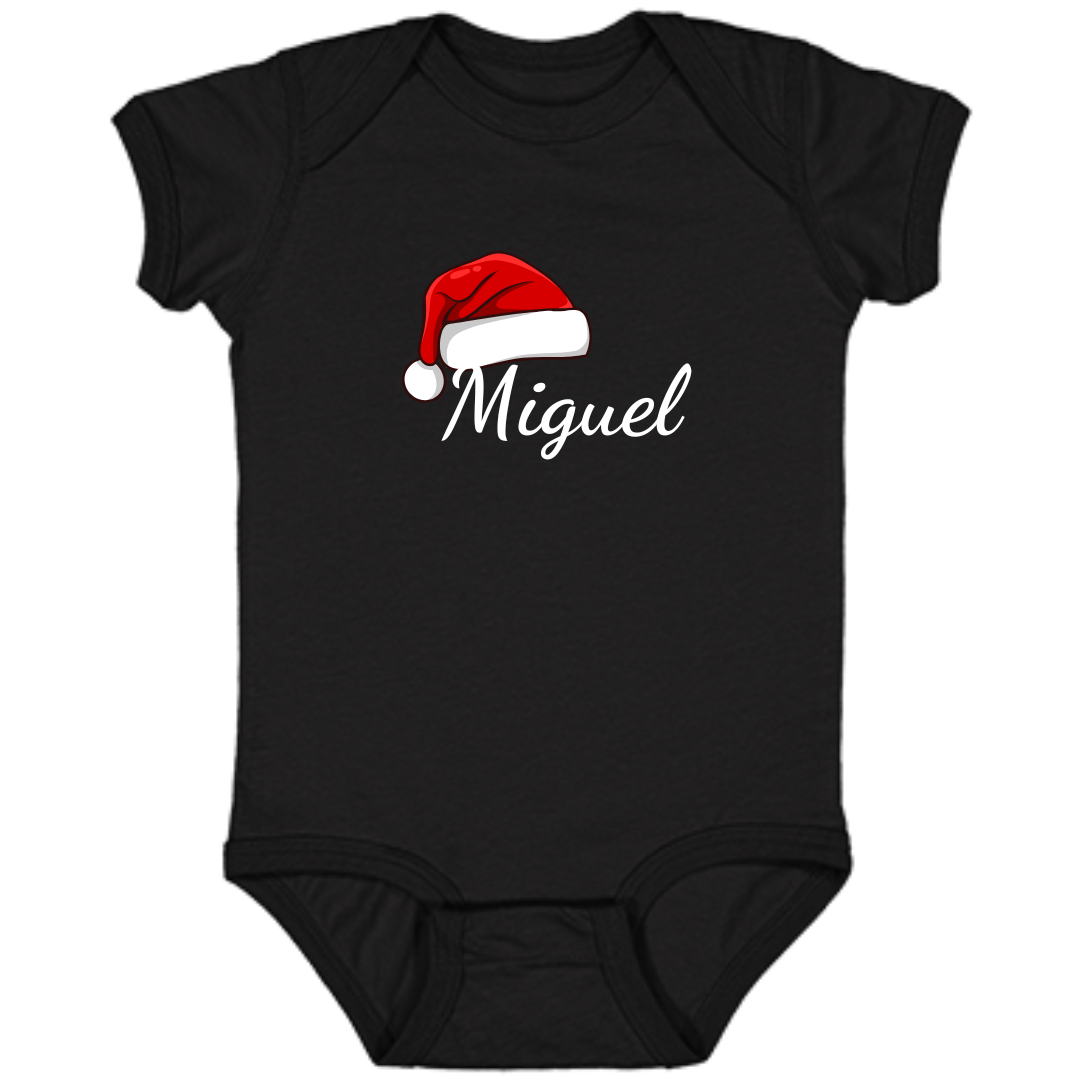 Fun Personalized Family Christmas Hat T-Shirt | Matching Christmas Outfits | Family Matching Pajamas