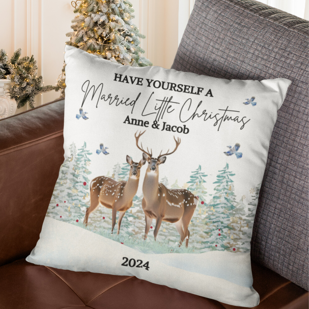 Have Yourself A Married Little Christmas Collection | Christmas Ornament | Christmas Canvas | Christmas Mugs | Christmas Pillow