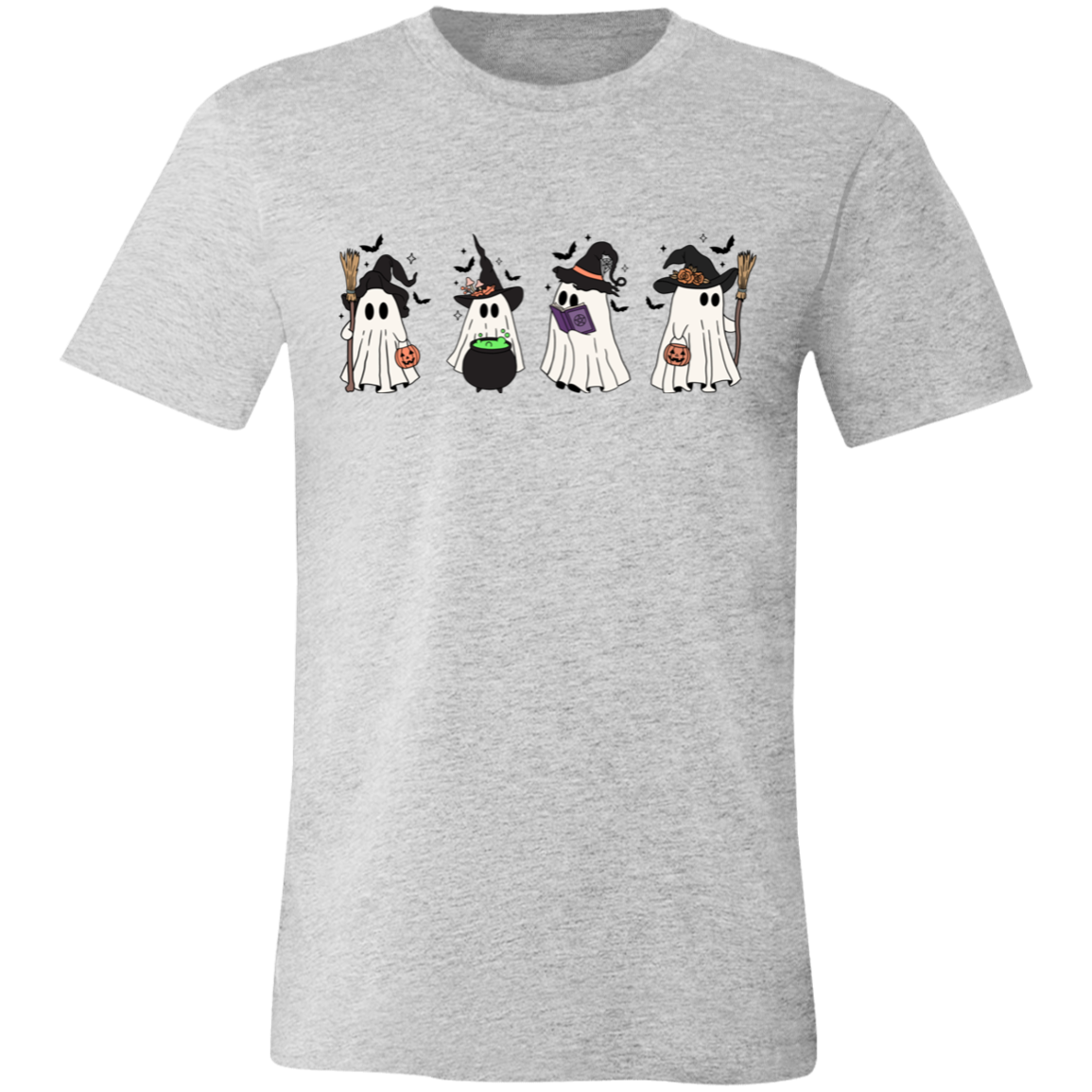 Cute Ghost Unisex Short-Sleeve T-Shirt | Halloween Casual