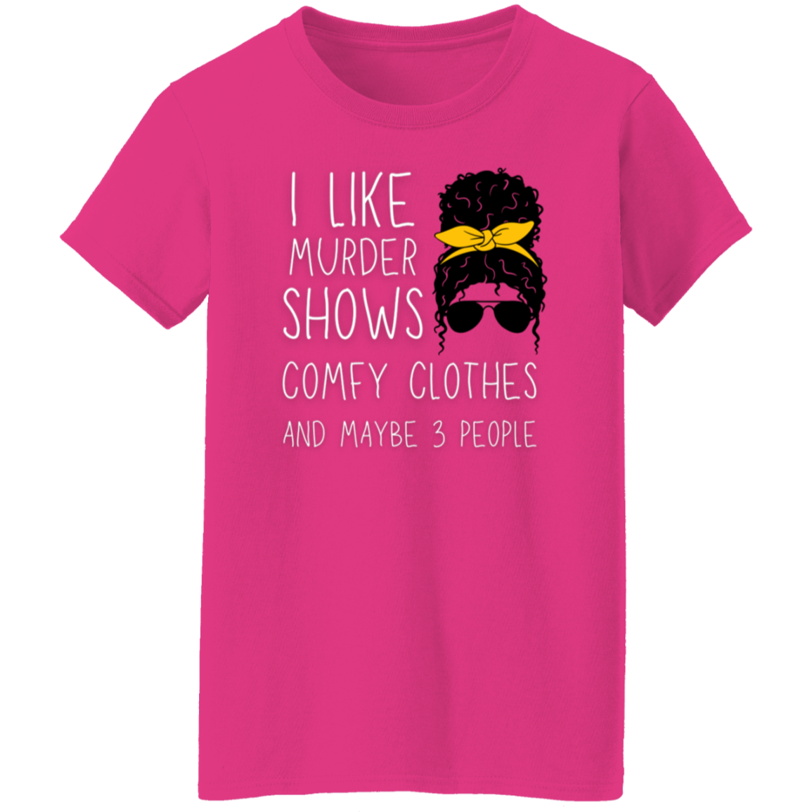 Introvert Curly Ladies T-Shirt | Gifts for Introvert