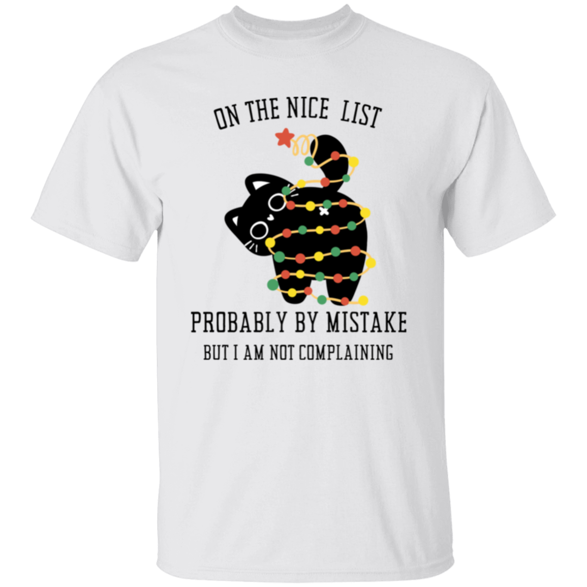 On The Nice and Naughty List Christmas Funny T-Shirt | Pullover Sweatshirt