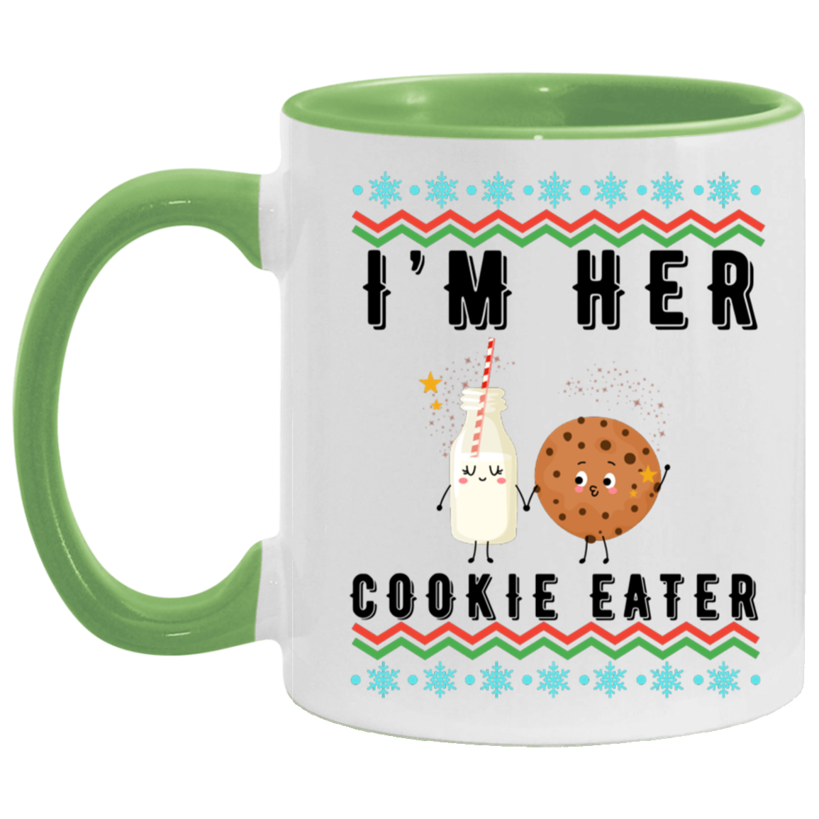 "I'm Her |His...Cookie Eater and Milk Drinker Mugs for Couples