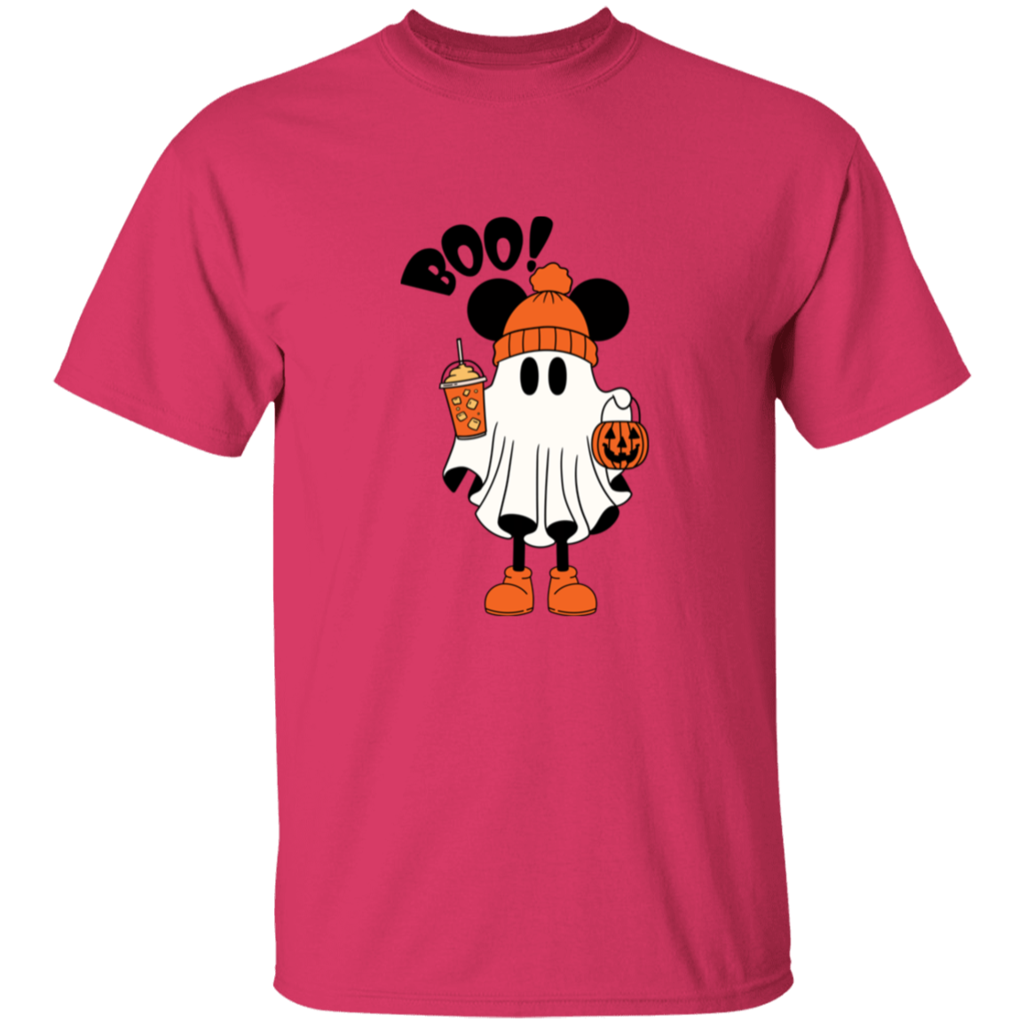 Mouse Pumpkin Spice Ghost | Cute Halloween T-Shirt