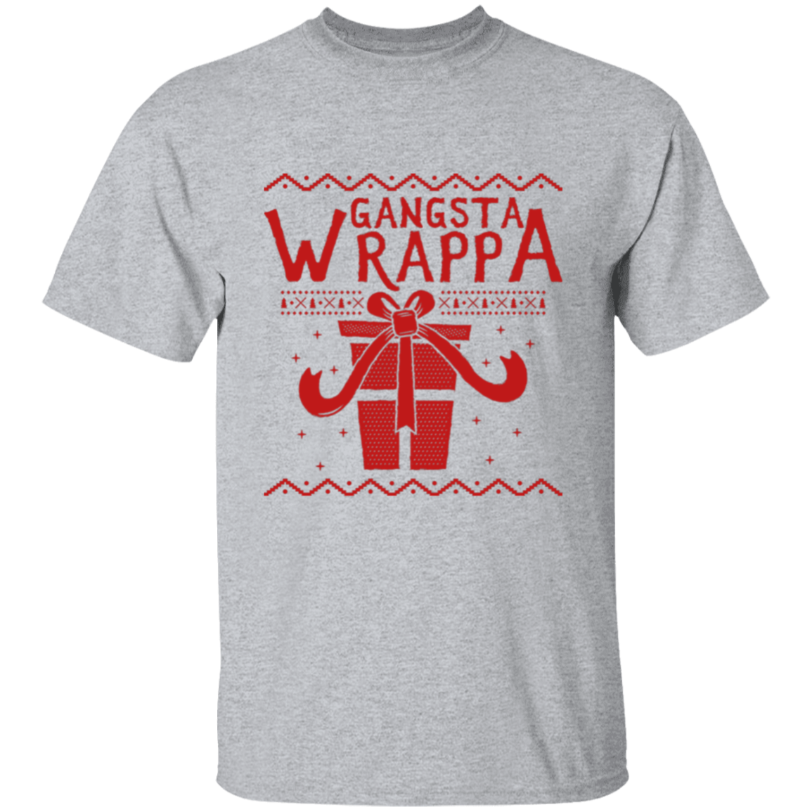 Gangsta Wrappa T-Shirt | Christmas Gift
