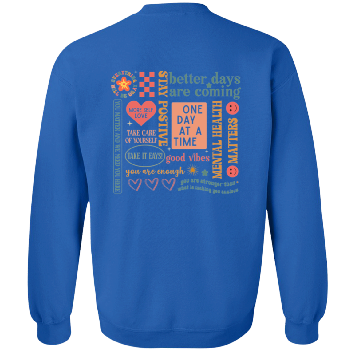 Everything Will Be Okay" T-Shirt & Sweatshirt – Uplifting Mental Health Apparel