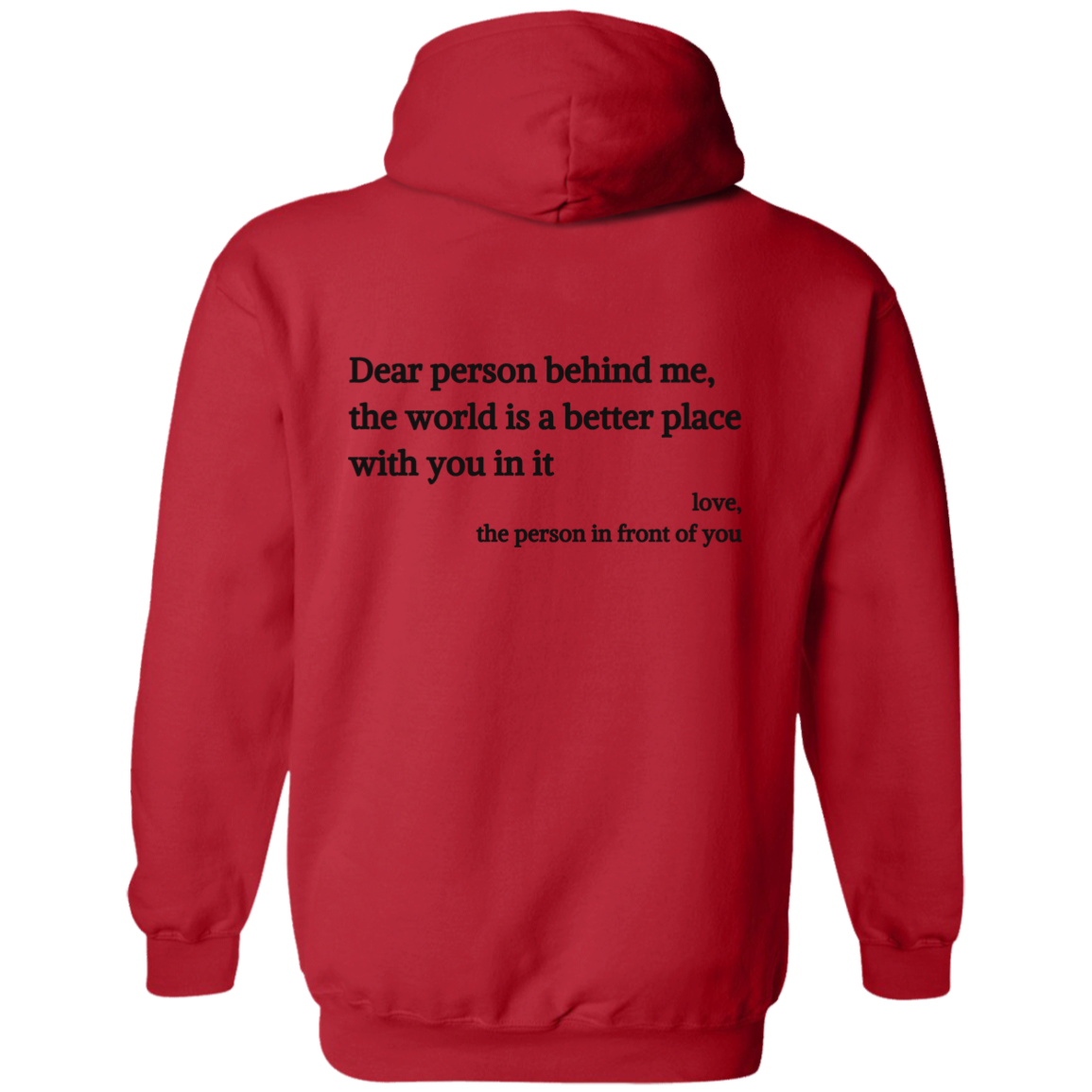Dear Person Behind Me, You Are Enough"