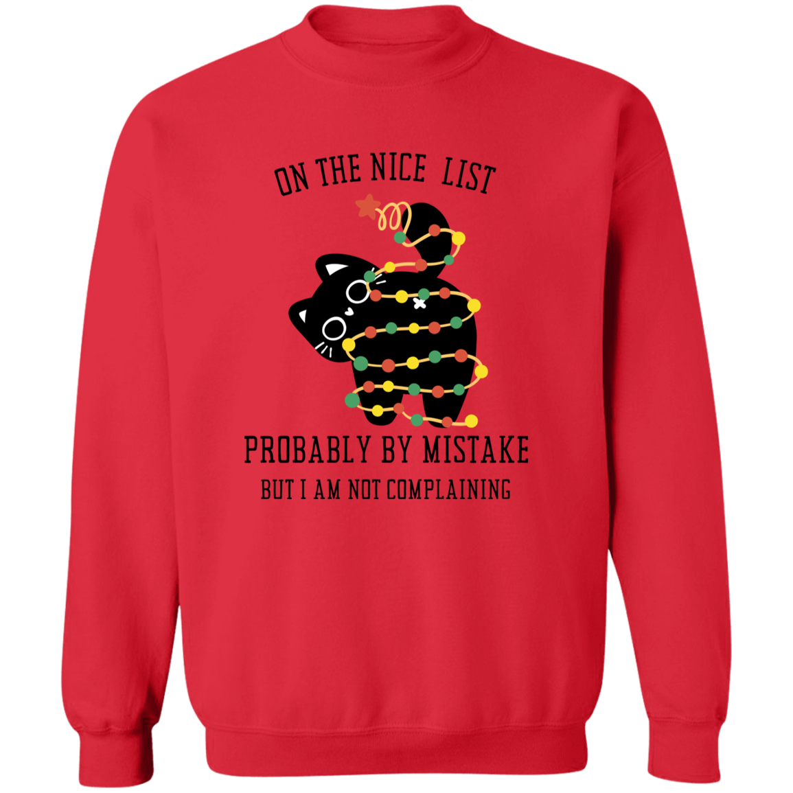 On The Nice and Naughty List Christmas Funny T-Shirt | Pullover Sweatshirt