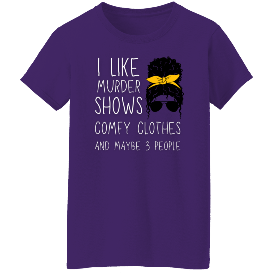 Introvert Curly Ladies T-Shirt | Gifts for Introvert
