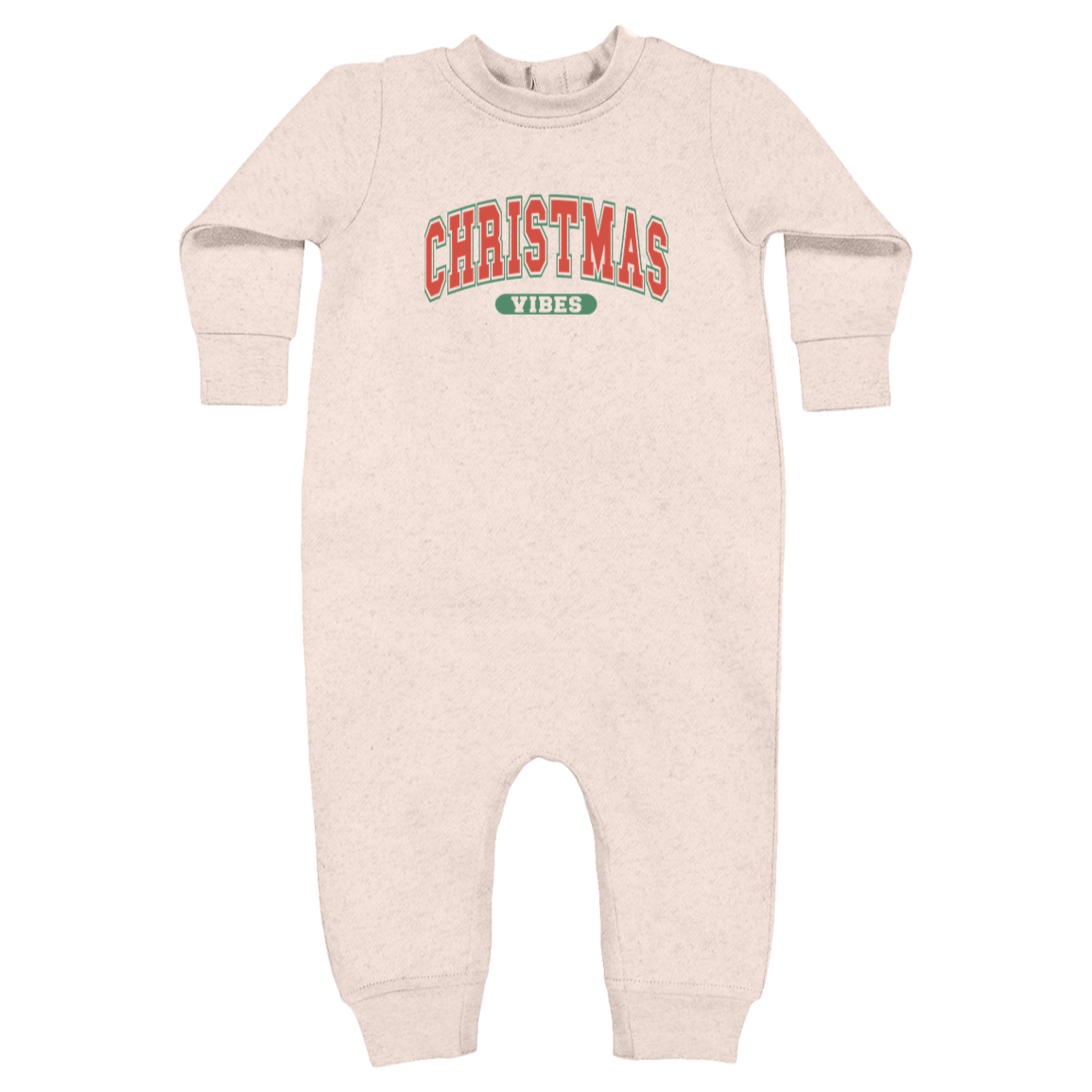 Retro Christmas Vibes Sweatshirt - Women's Cute Holiday Sweater