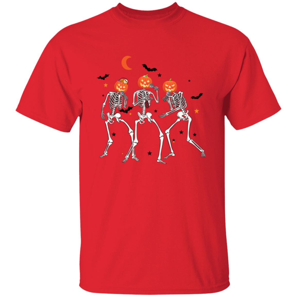 Singer Skeleton Pumpkin T- Shirt | Halloween