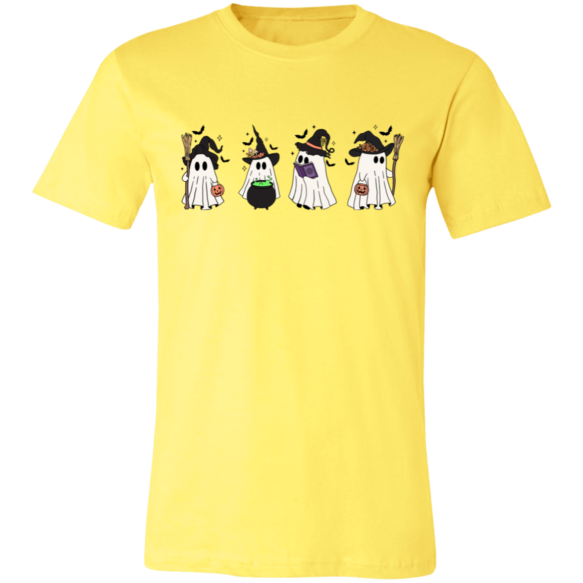 Cute Ghost Unisex Short-Sleeve T-Shirt | Halloween Casual