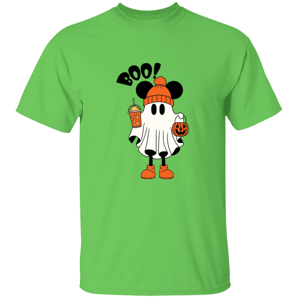 Mouse Pumpkin Spice Ghost | Cute Halloween T-Shirt