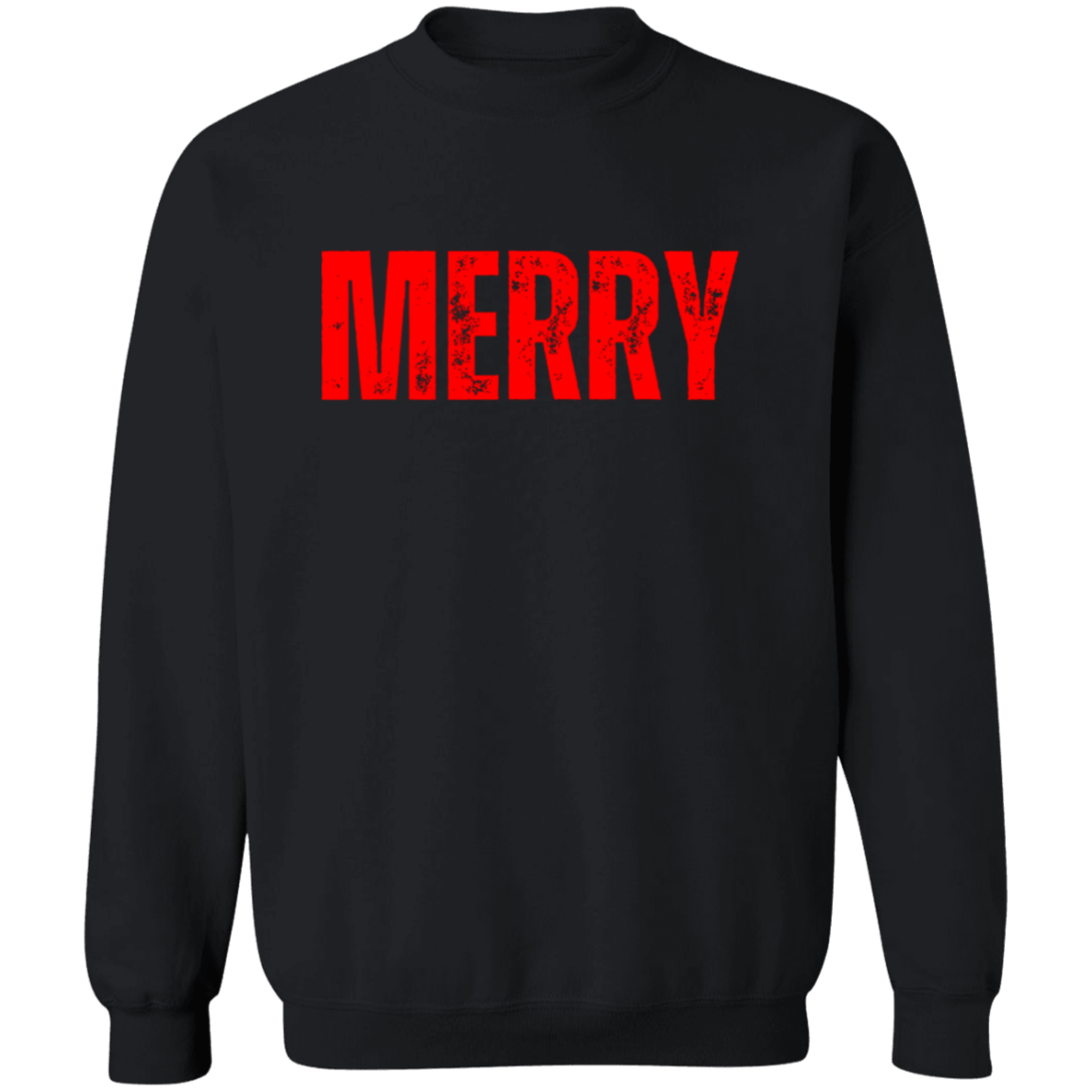 Merry Christmas Crewneck Pullover Sweatshirt