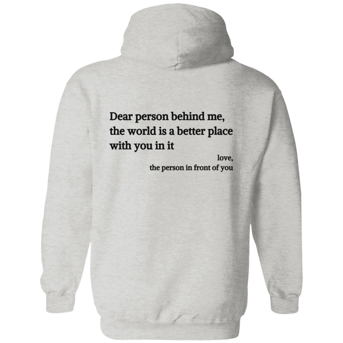 Dear Person Behind Me, You Are Enough"