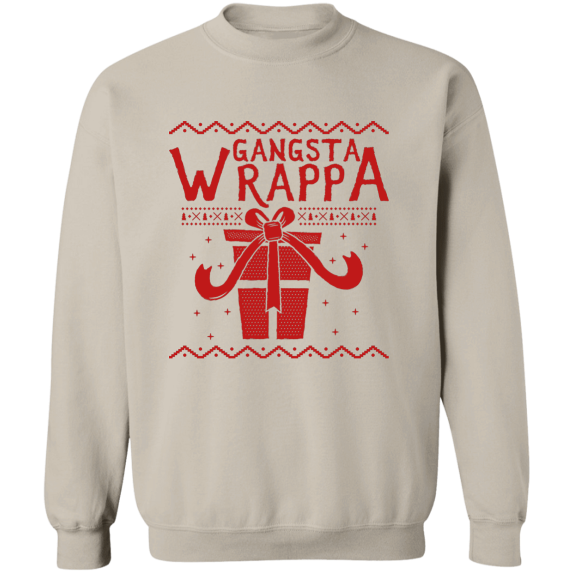 Gangsta Wrappa G180 Crewneck Pullover Sweatshirt