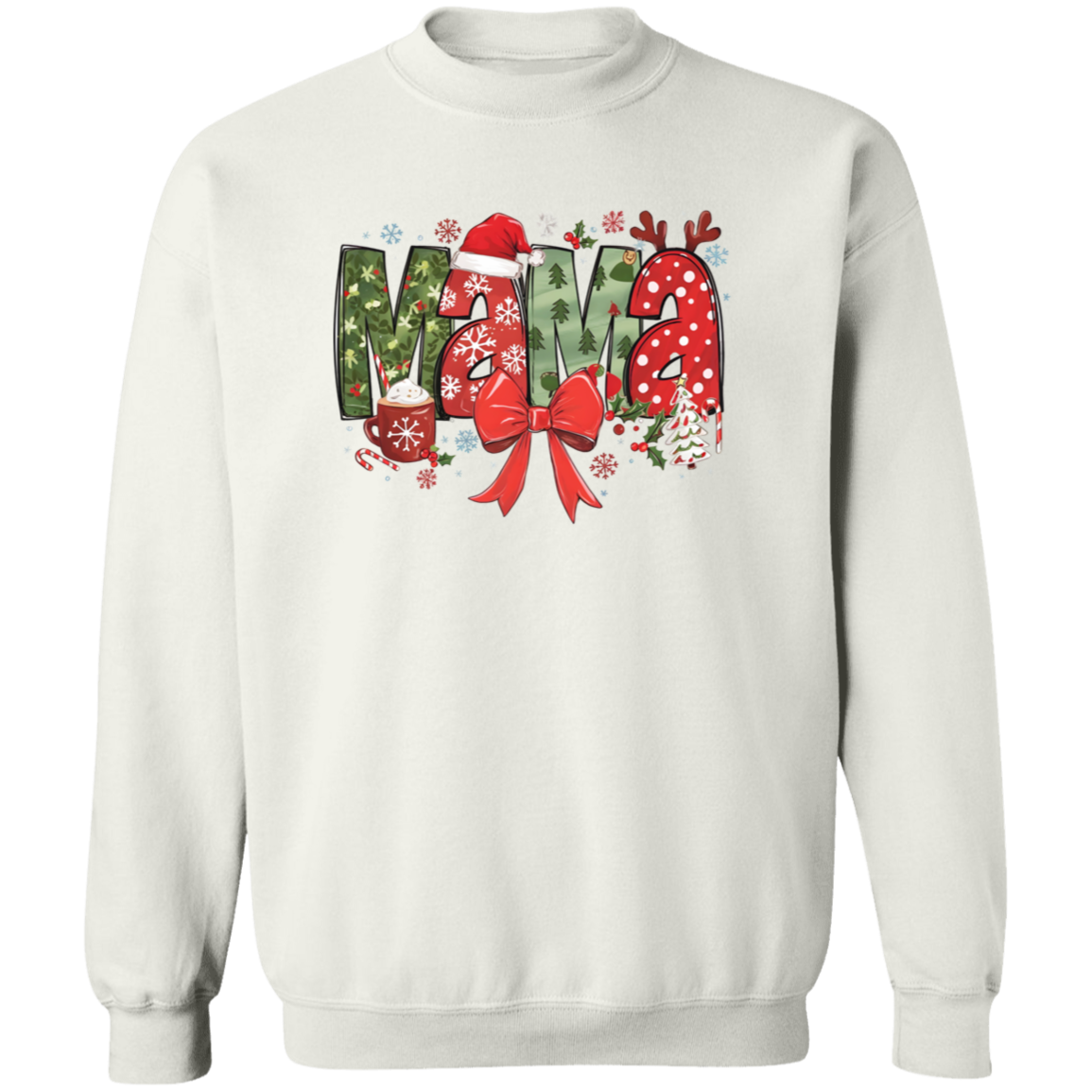 Mama Christmas T-Shirt & Sweatshirt – Festive Holiday Apparel for Moms