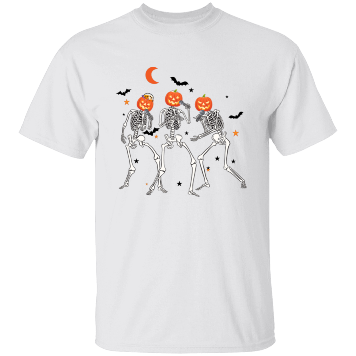 Singer Skeleton Pumpkin T- Shirt | Halloween