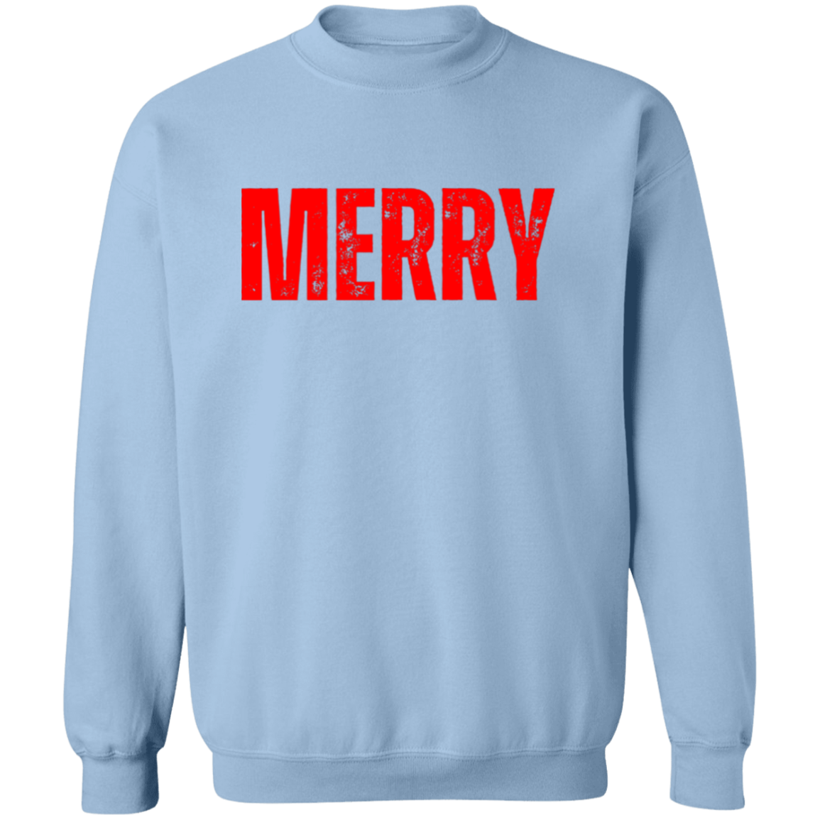 Merry Christmas Crewneck Pullover Sweatshirt