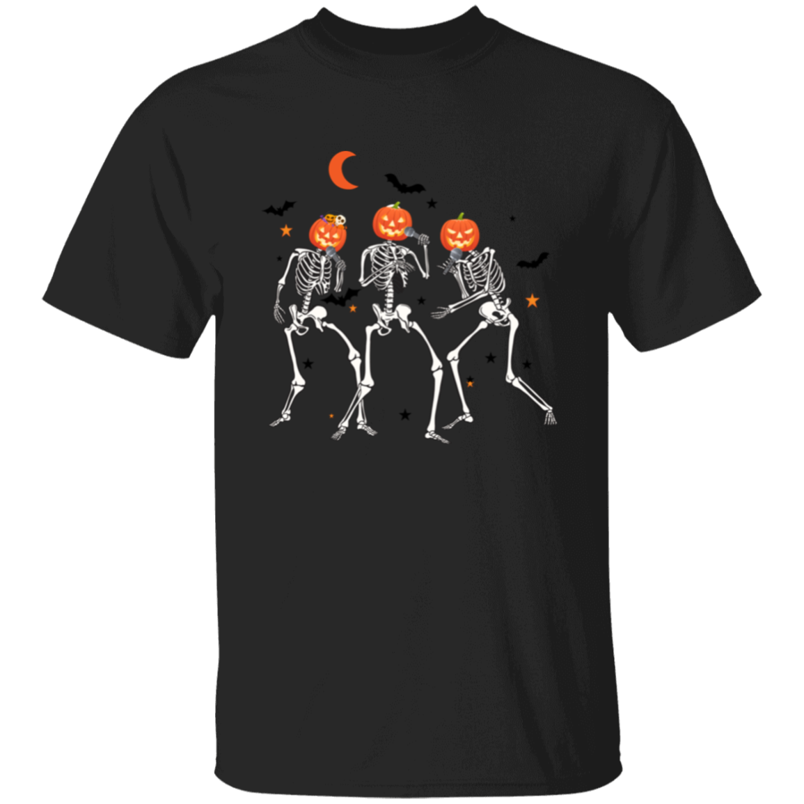 Singer Skeleton Pumpkin T- Shirt | Halloween