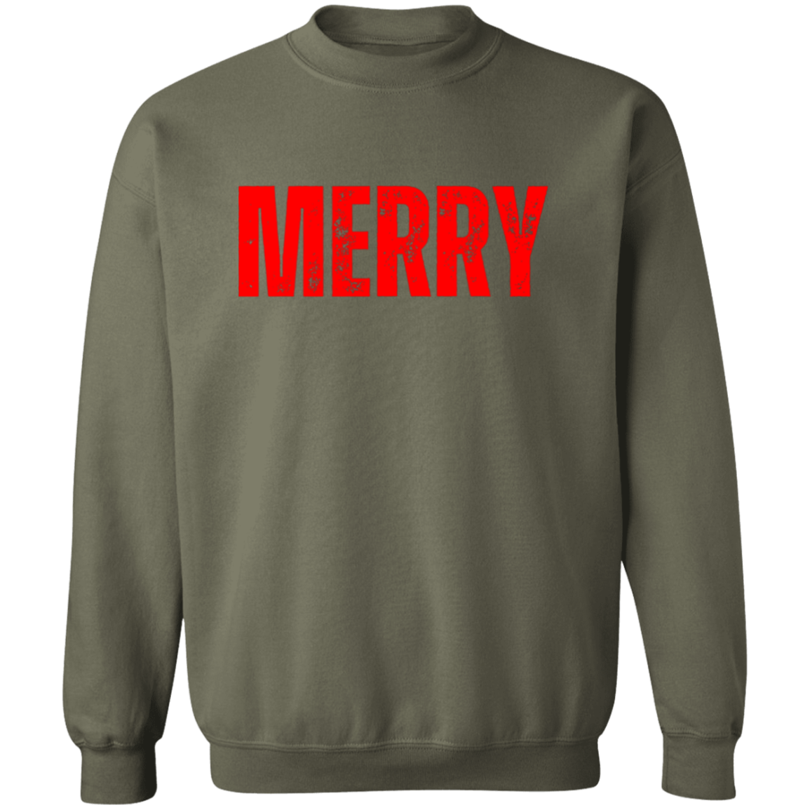 Merry Christmas Crewneck Pullover Sweatshirt