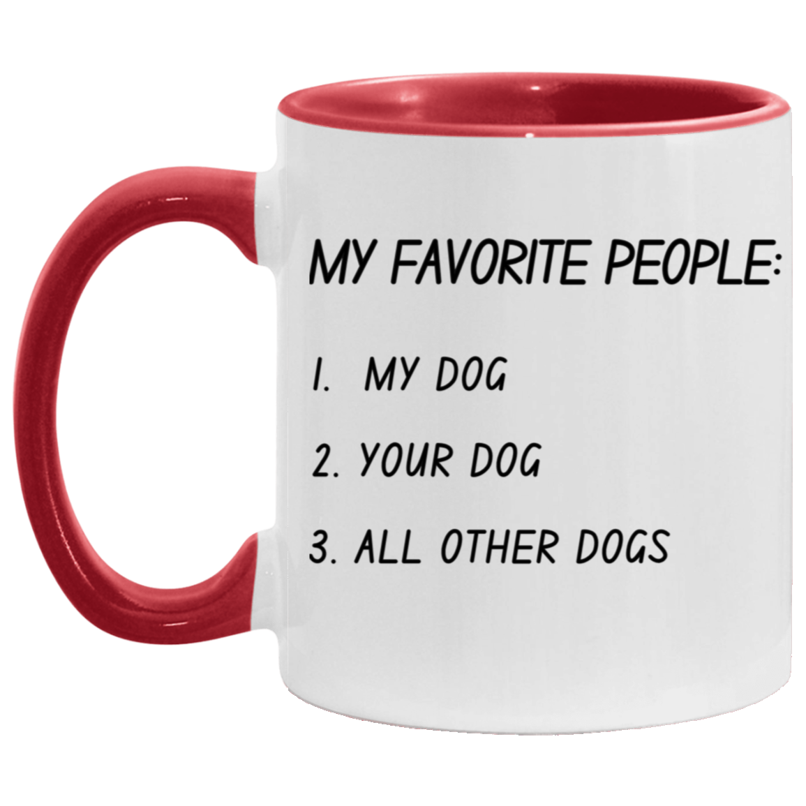 Dogs are My Favorite People Mug