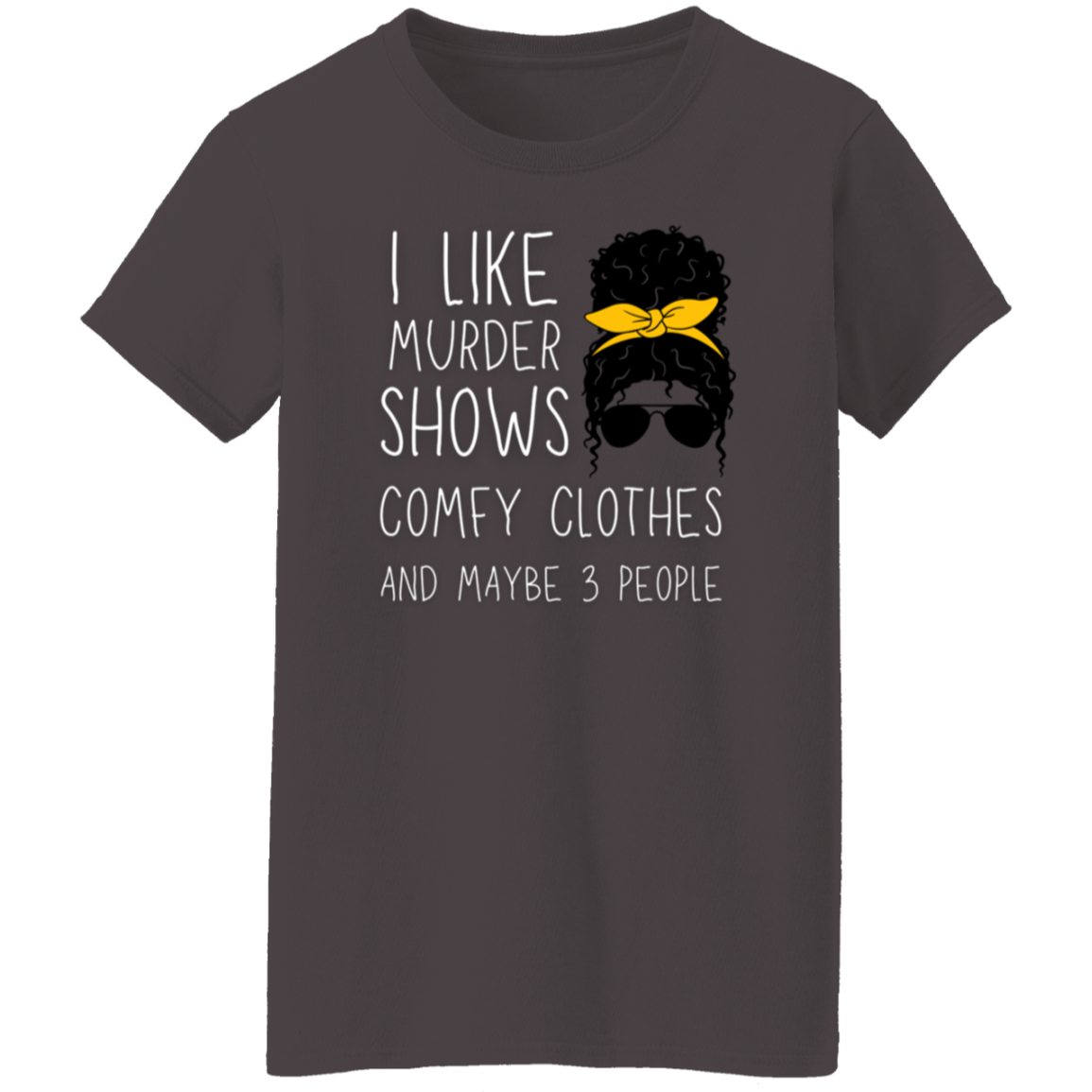 Introvert Curly Ladies T-Shirt | Gifts for Introvert