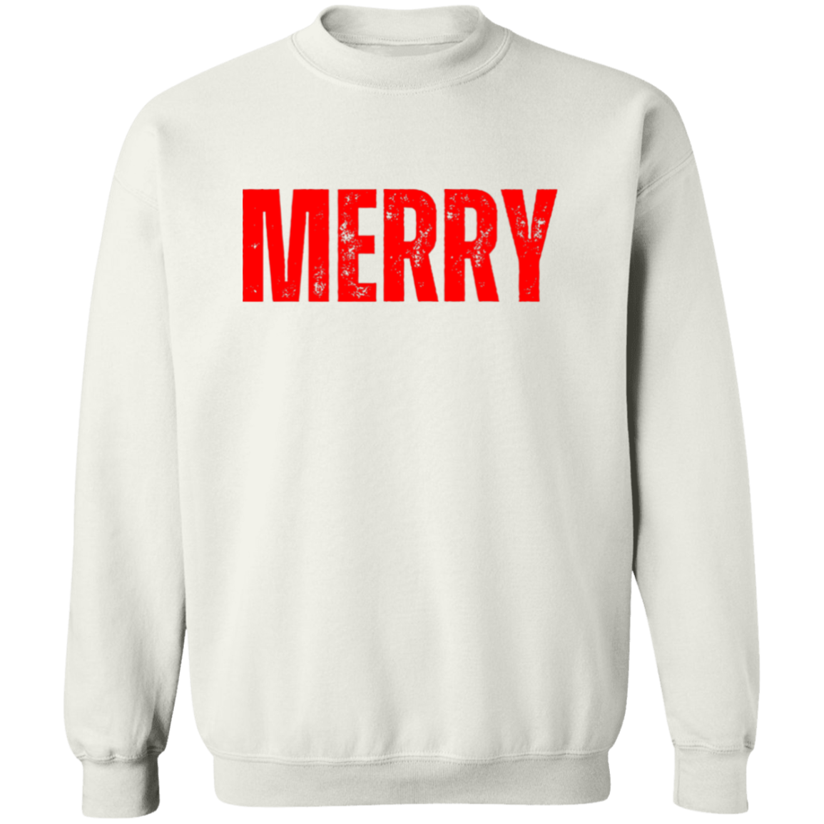 Merry Christmas Crewneck Pullover Sweatshirt
