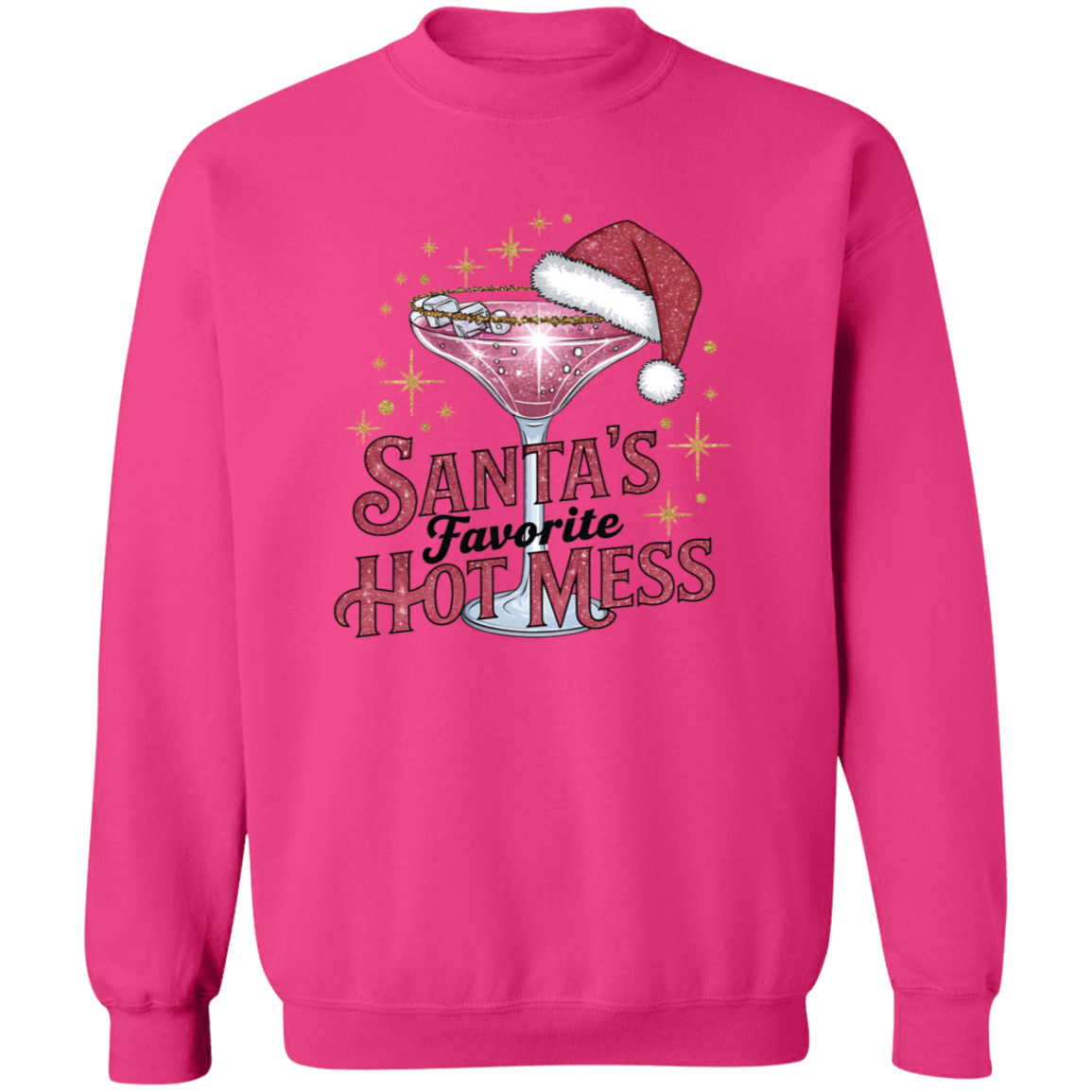 Santa’s Favorite Hot Mess Drink - Festive Holiday Mug for Fun Christmas Sipping