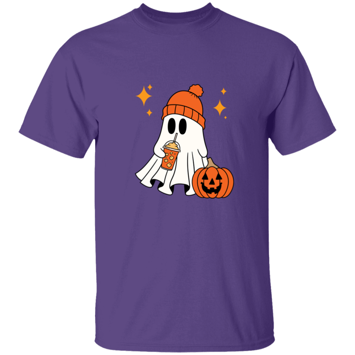 Cozy Halloween Ghost T-Shirt | Halloween Cute Spooky