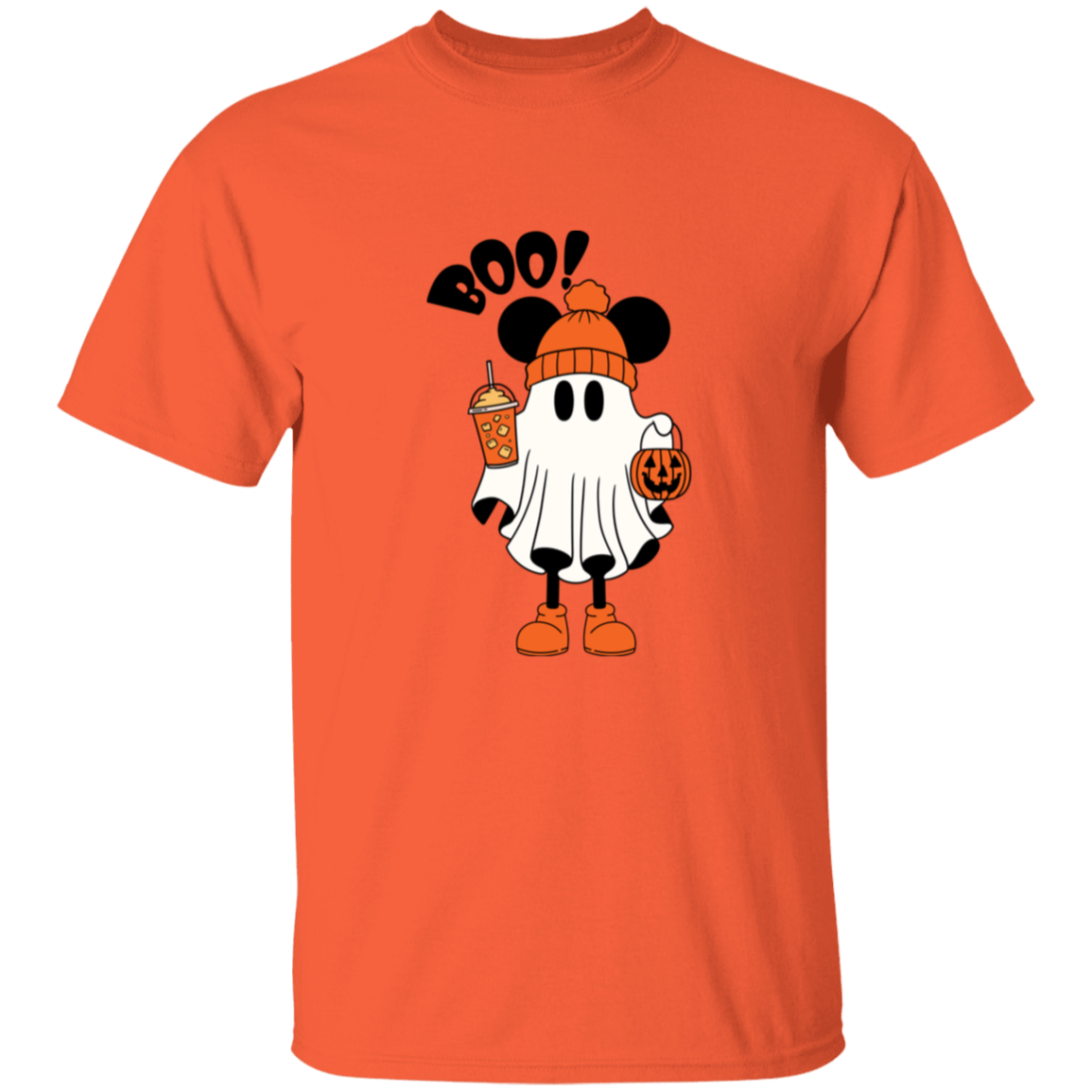 Mouse Pumpkin Spice Ghost | Cute Halloween T-Shirt