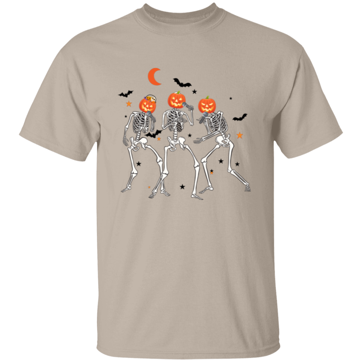 Singer Skeleton Pumpkin T- Shirt | Halloween