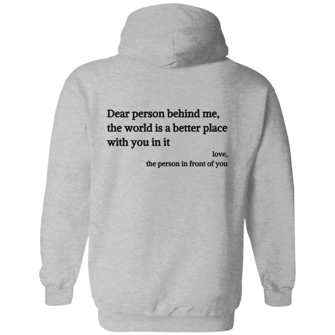 Dear Person Behind Me, You Are Enough"