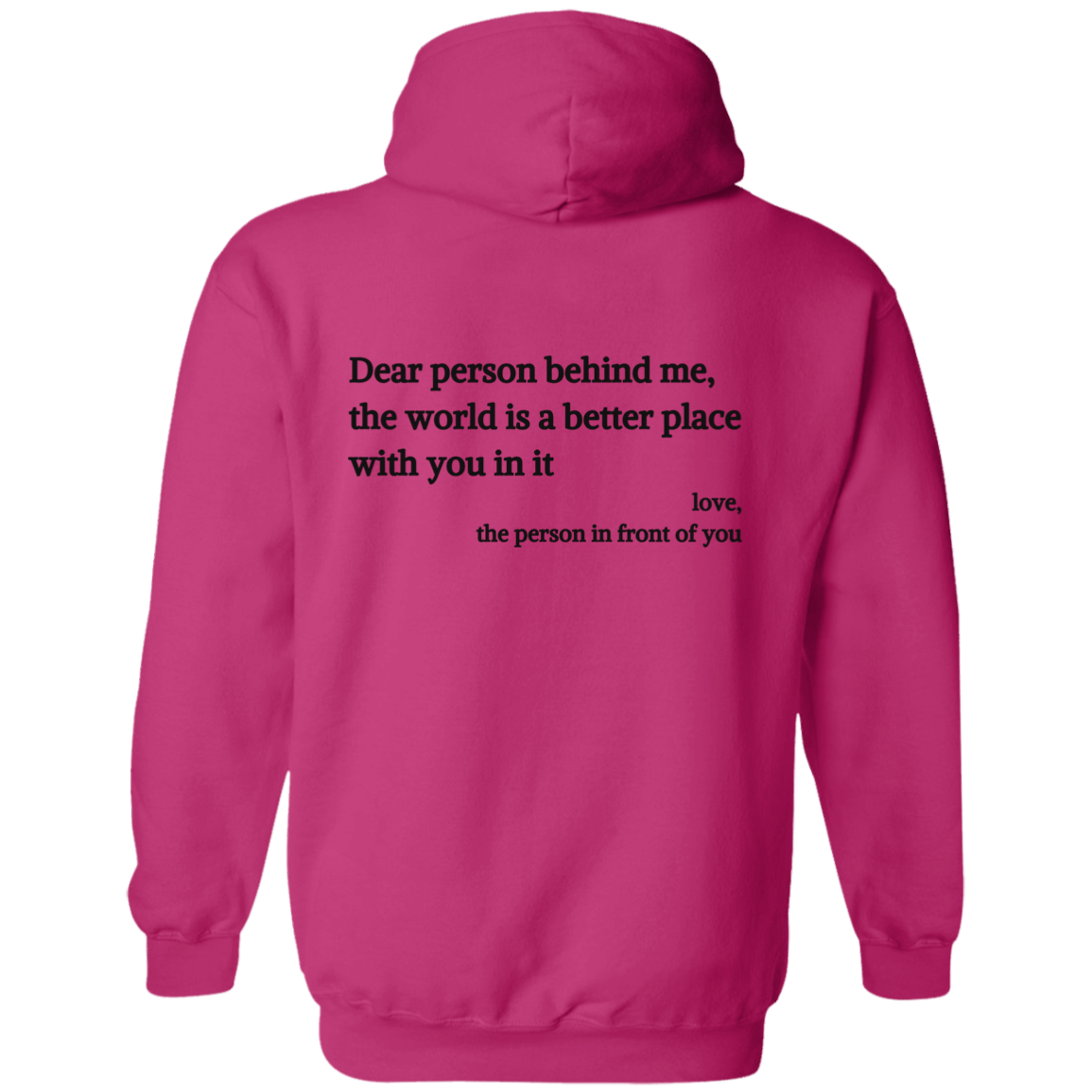 Dear Person Behind Me, You Are Enough"