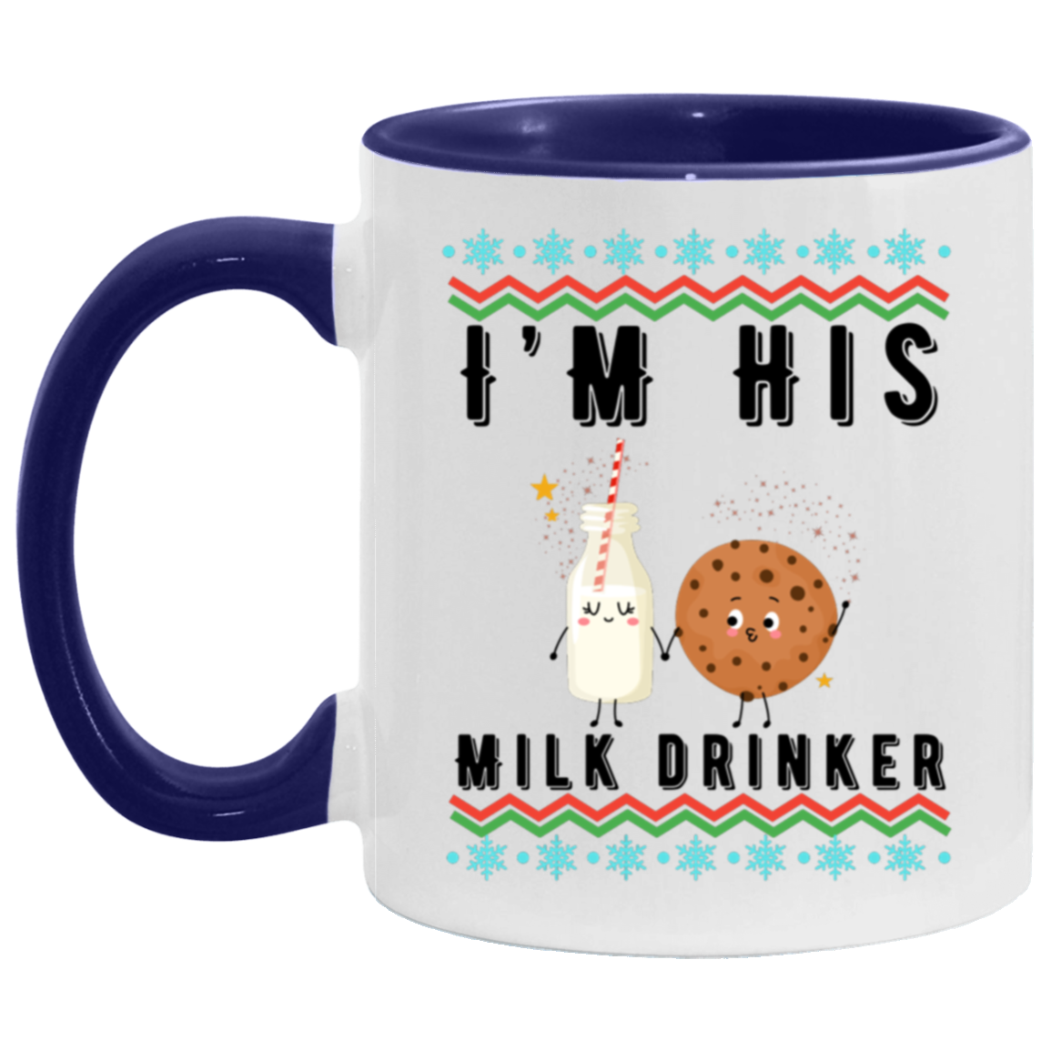 "I'm Her |His...Cookie Eater and Milk Drinker Mugs for Couples