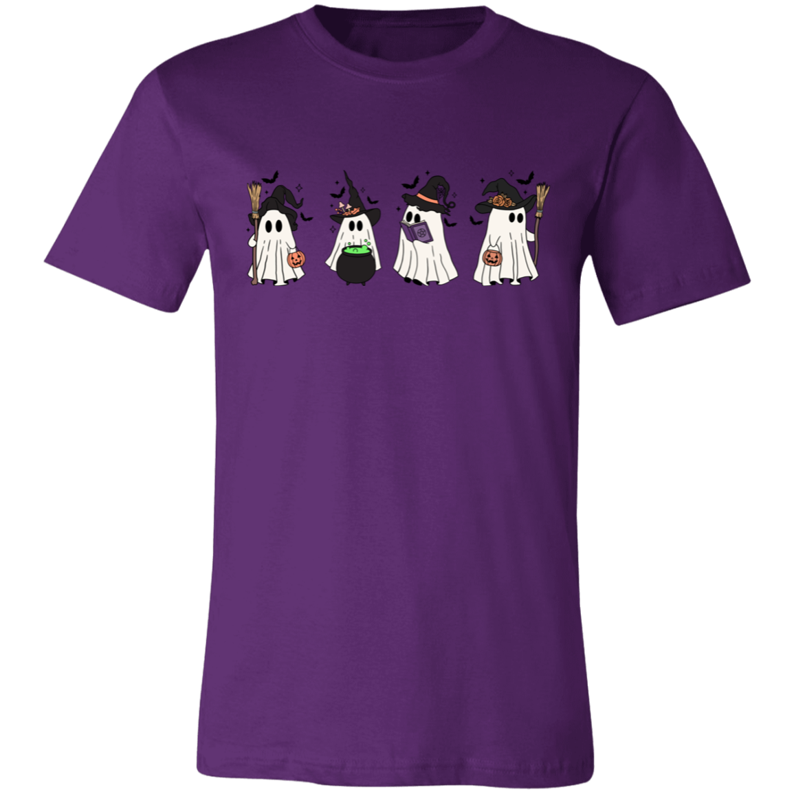 Cute Ghost Unisex Short-Sleeve T-Shirt | Halloween Casual