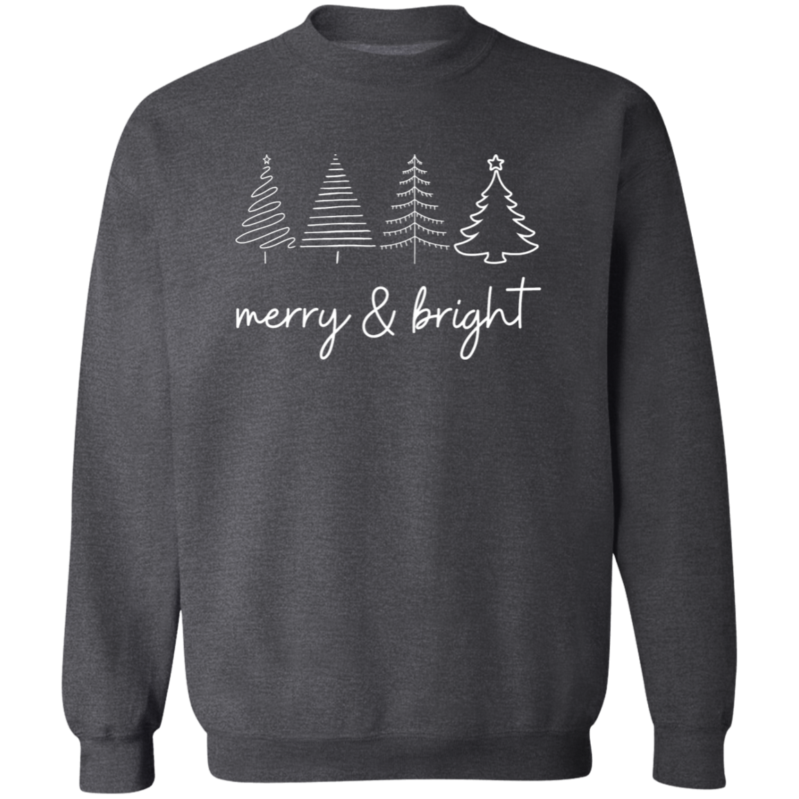 🌟 Merry & Bright Christmas Trees T-Shirt & Sweatshirt 🌟
