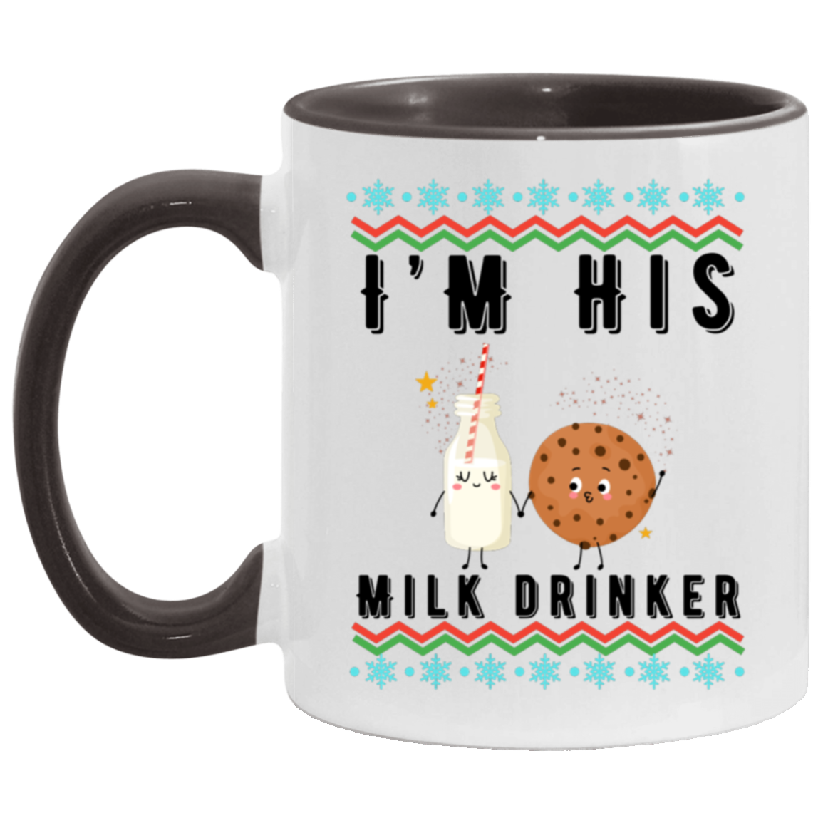 "I'm Her |His...Cookie Eater and Milk Drinker Mugs for Couples