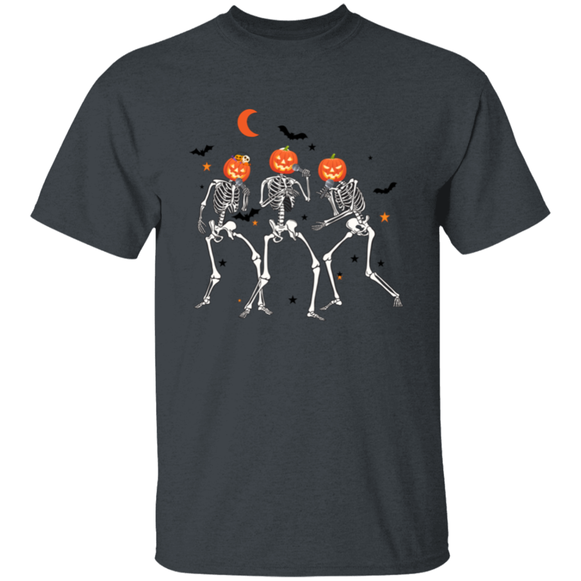 Singer Skeleton Pumpkin T- Shirt | Halloween