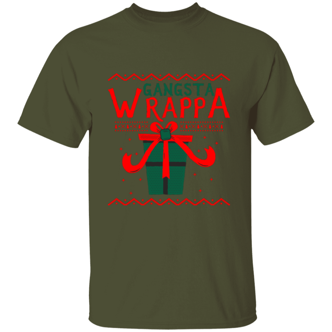 Gangsta Wrappa Christmas T-Shirt | Christmas Gift
