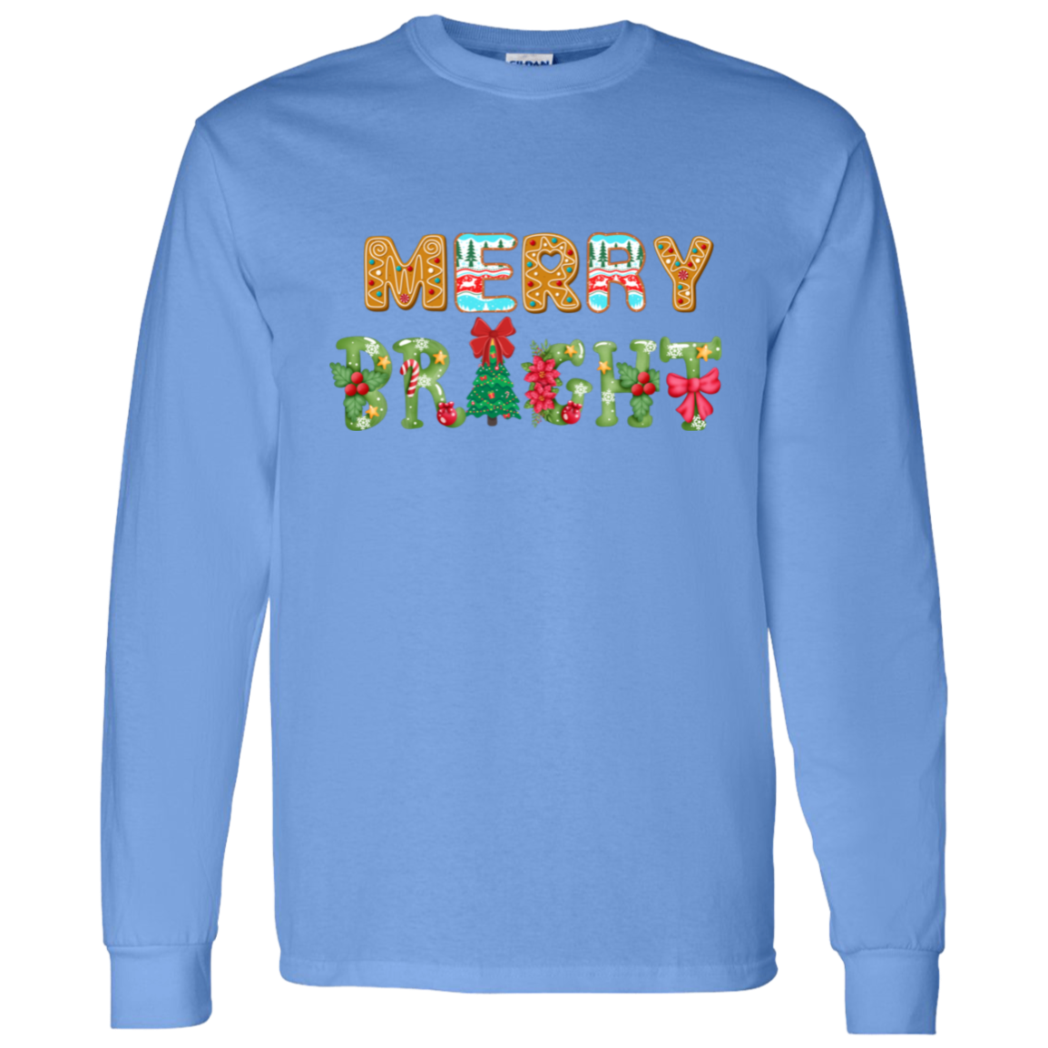 Merry Bright Christmas T-Shirt | Gift for Christmas