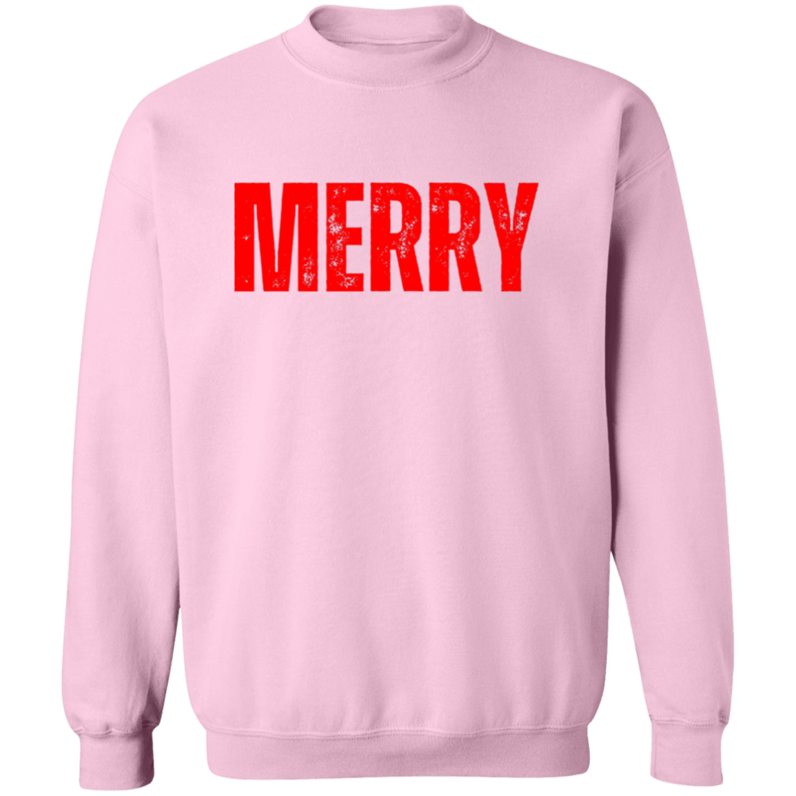 Merry Christmas Crewneck Pullover Sweatshirt