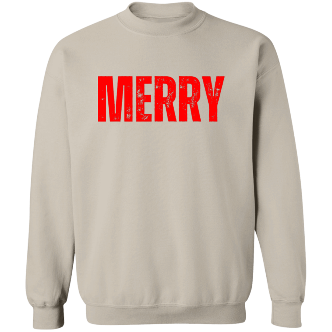 Merry Christmas Crewneck Pullover Sweatshirt