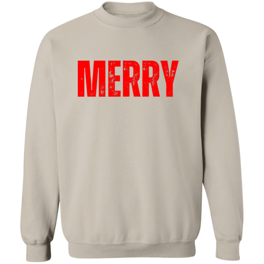 Merry  Christmas  Crewneck Pullover Sweatshirt