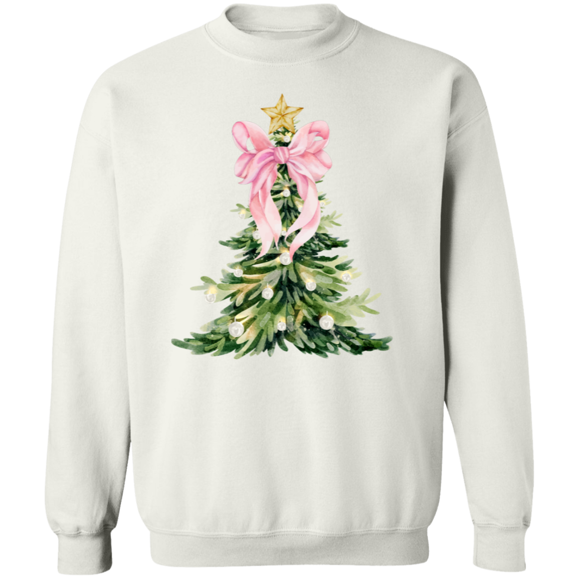 🎄 Christmas Tree Bow Shirt & Christmas Sweatshirt for Women 🎄